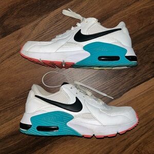 Nike Air Max Excee CD5432-102 White Oracle Aqua Barely Volt Size 8 Women’s shoe